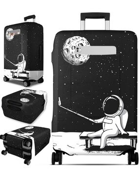 Astronaut Luggage Cover for Small 21-23” Suitcase Tsa Approved